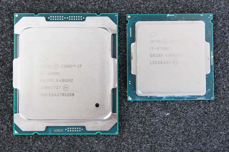 Differences Between intel 6700k vs 6800k