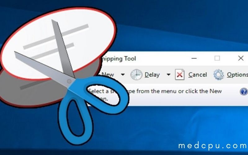 How to screenshot on Asus laptop Windows Using The Snipping Tool?