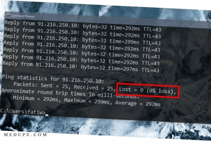 How to fix a packet loss (1)