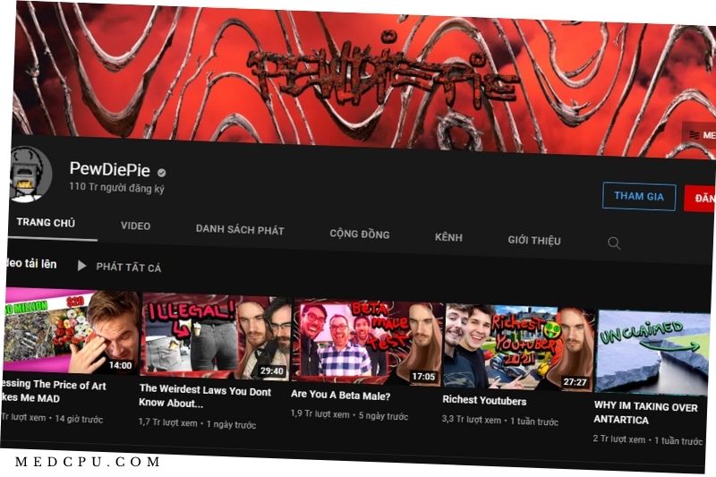 PewDiePie’s channel