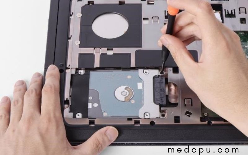 Place the new drive after replace laptop hard drive
