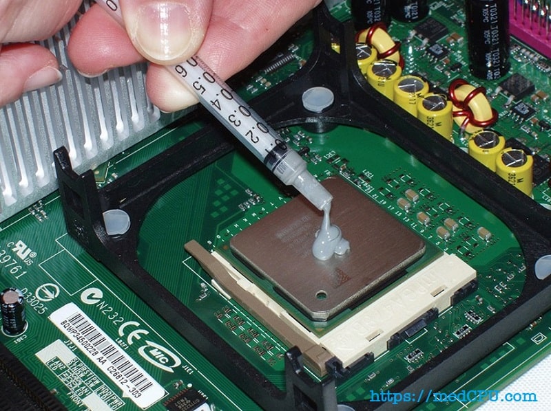 how to clean thermal paste off CPU?