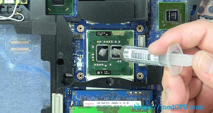 how to clean thermal paste off CPU3