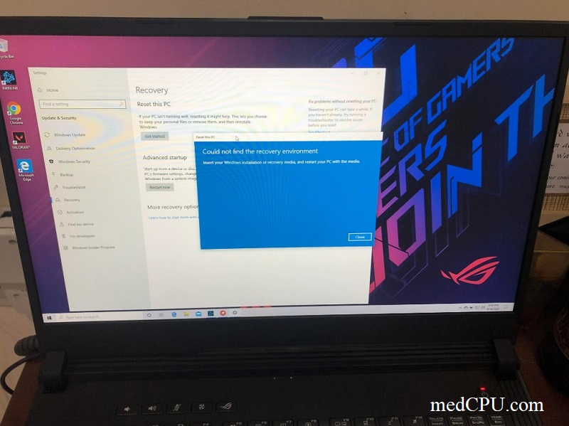 How to Factory Reset ASUS Laptop