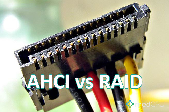AHCI vs RAID